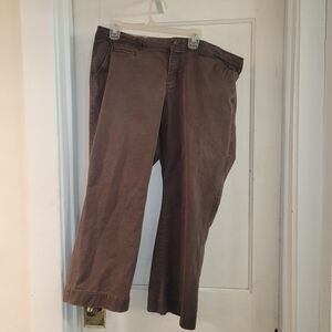 Old Navy brown pants Reg 18 Inseam 26"